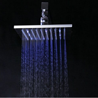 Temperature Sensitive LED Faucet Light Review - Yanksmart 8'' Shower Head Faucet